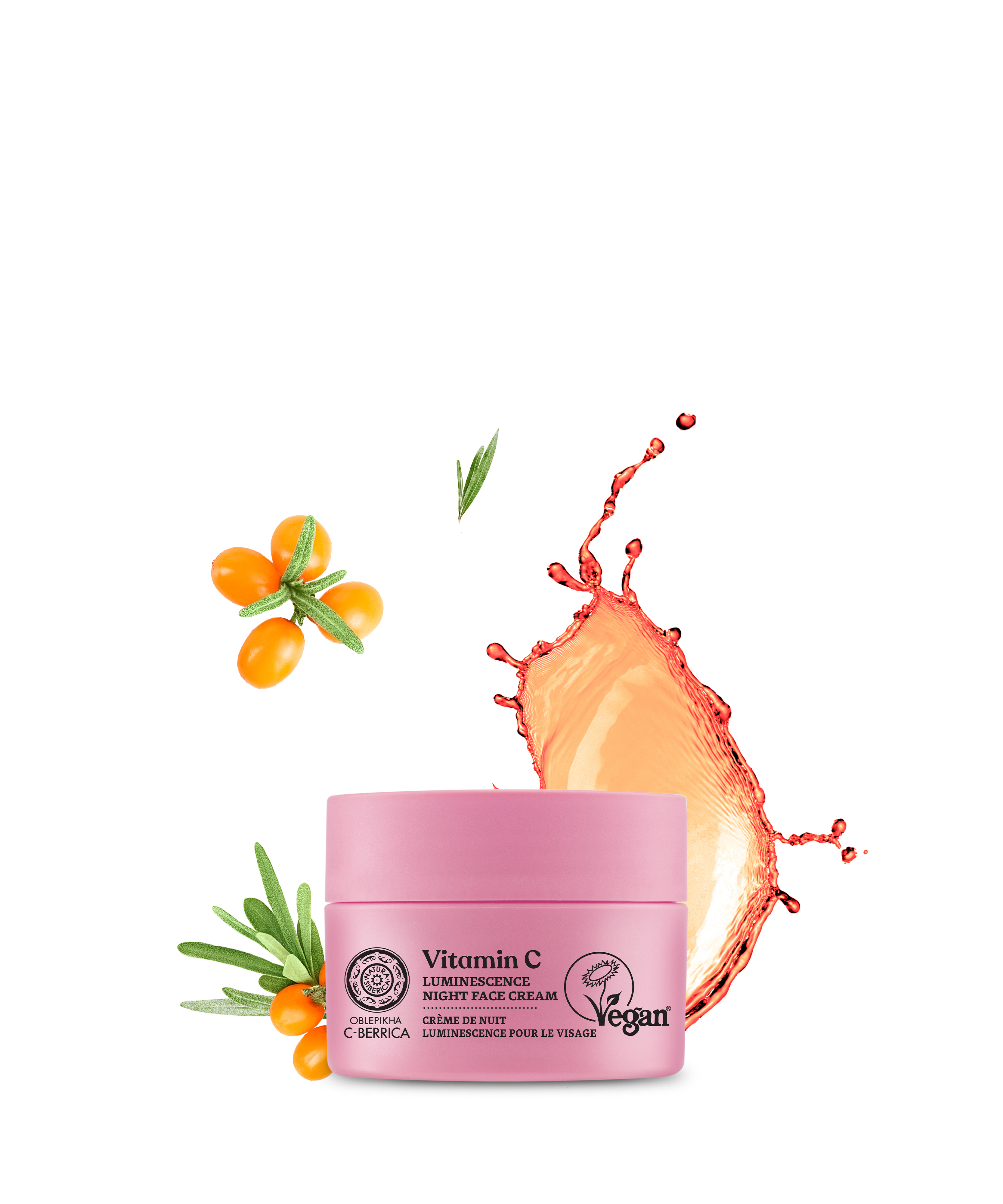 C-Berrica - Crema de noche facial Luminescence