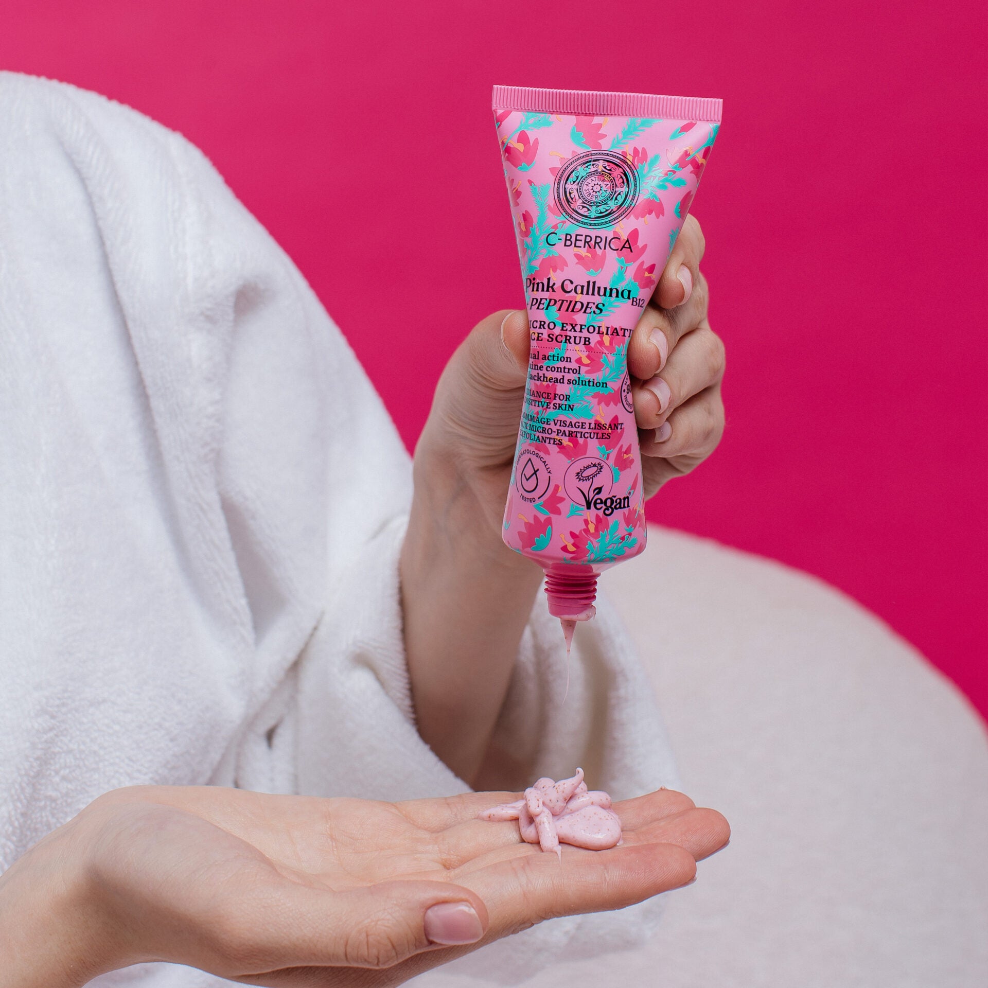 C-Berrica Pink Calluna Exfoliante facial