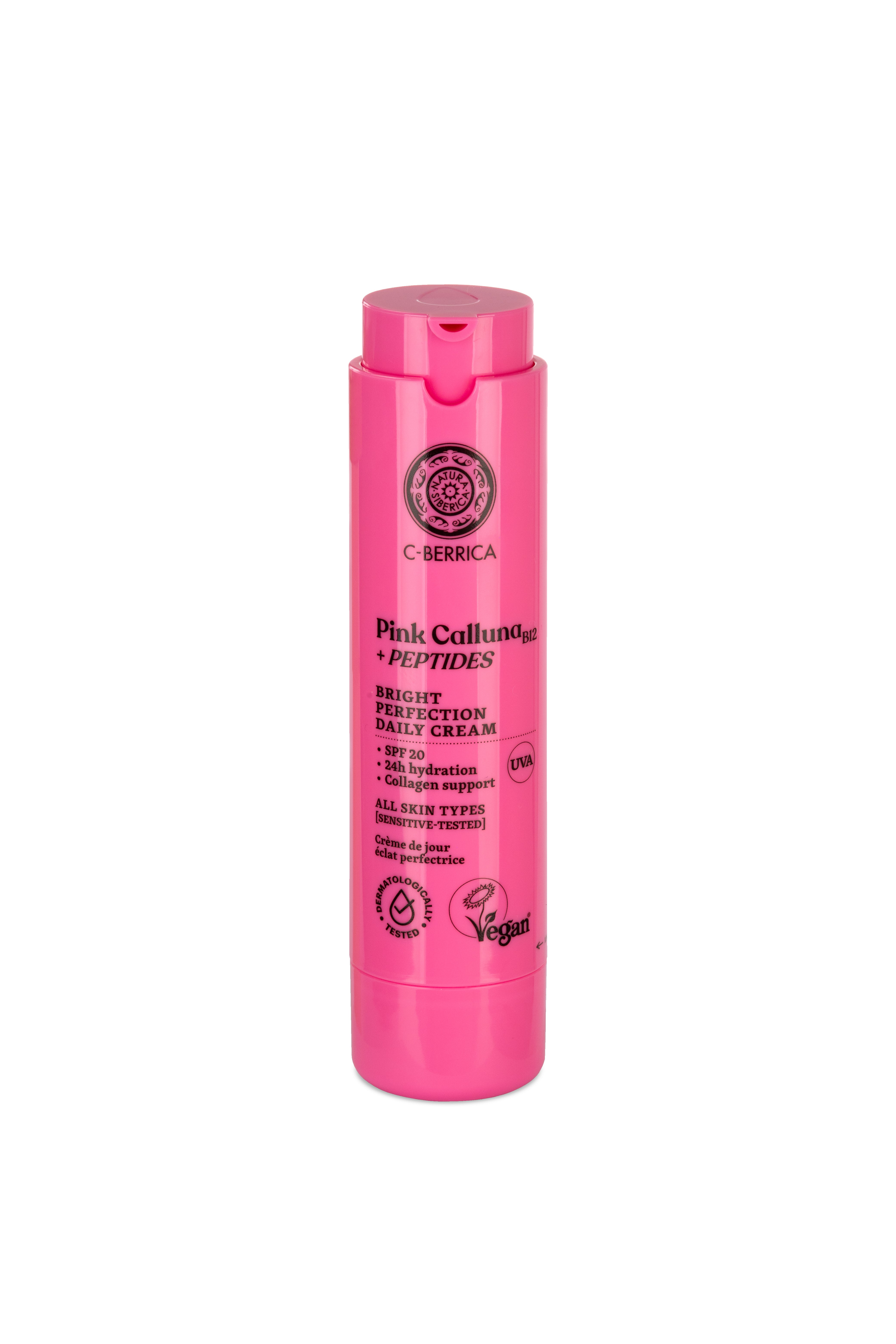 C-Berrica Pink Calluna Crema diaria iluminadora perfecta con SPF20